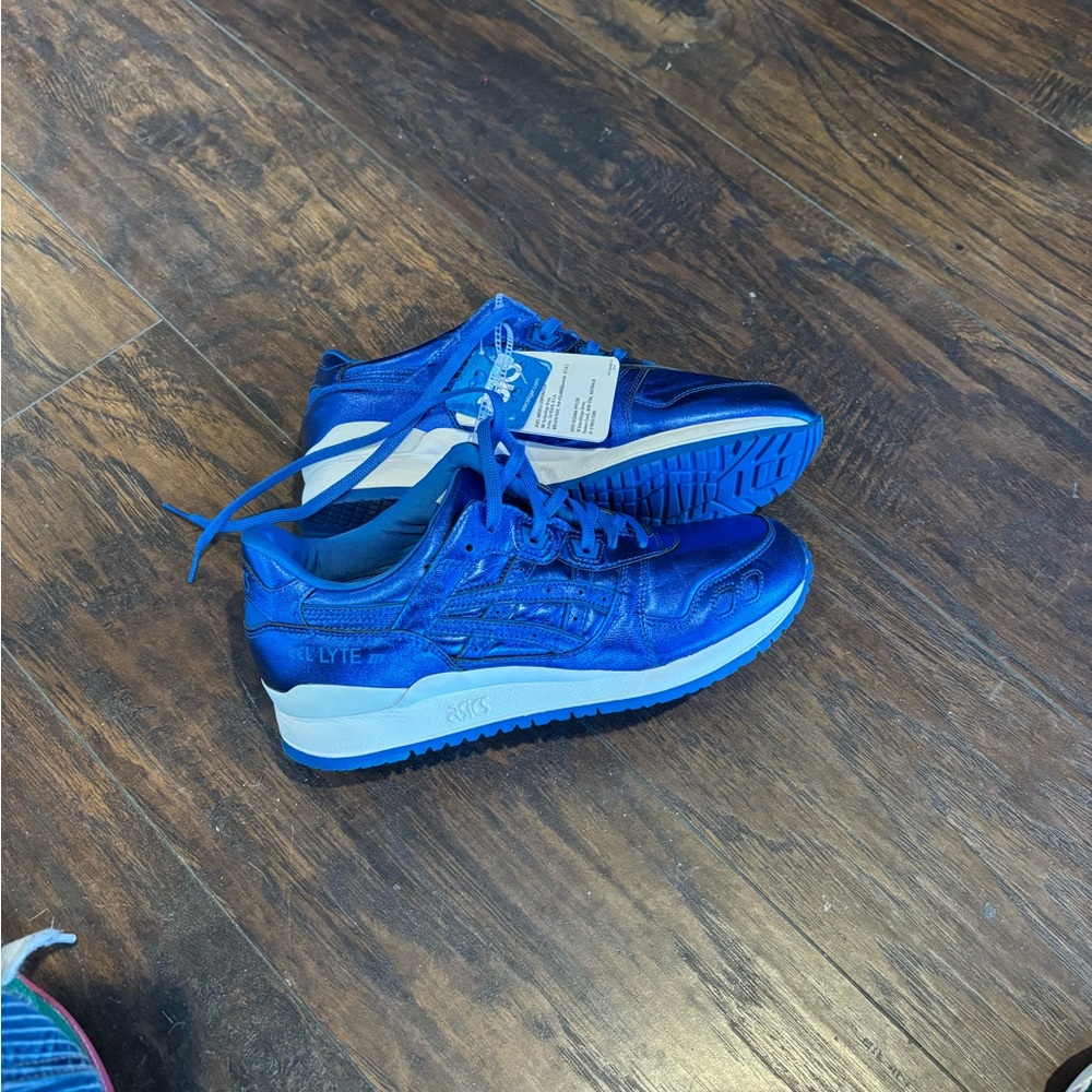 Asics Vibrant Blue Athletic Shoes
